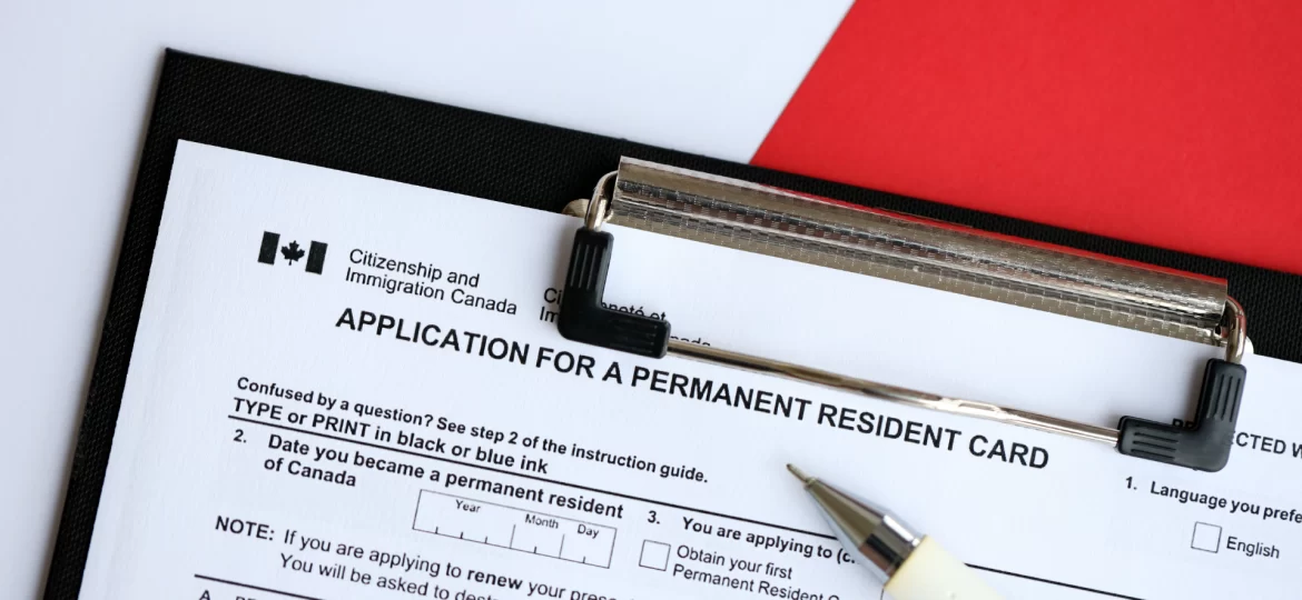 Application for a permanent resident